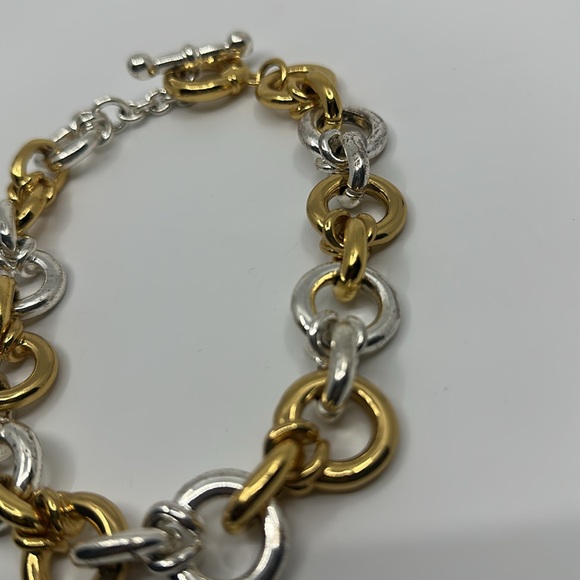 Chucky Gold and Silver Chain Necklace - Picture 7 of 10